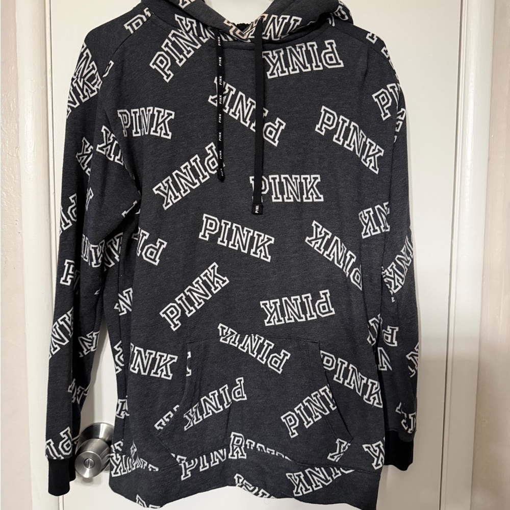 Victoria's Secret Black Hoodie Sweater